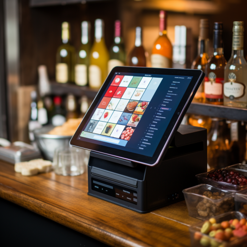 point of sale at bar restaurant